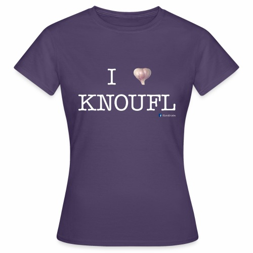 i love knoufl white - Frauen T-Shirt