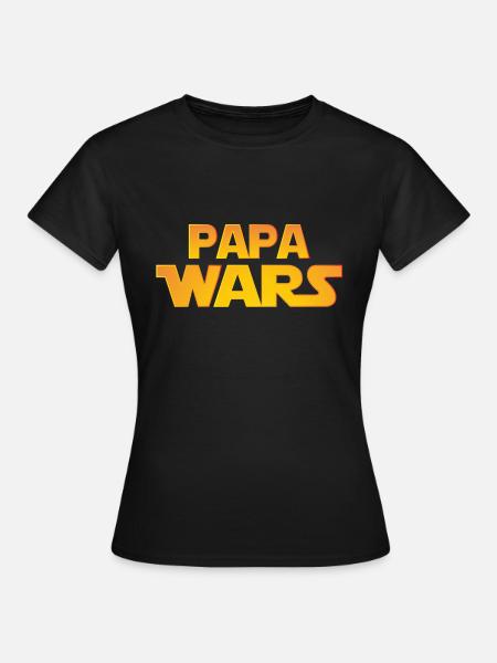 PAPA WARS - Frauen T-Shirt - Schwarz