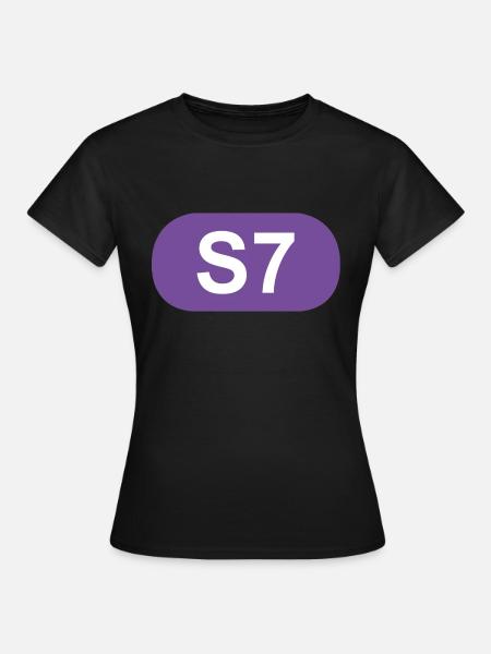 S-Bahn Berlin S7 - Frauen T-Shirt - Schwarz