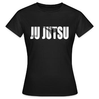 Ju-Jutsu Ju Jutsu Jiu Jitsu Kampfsport Kampfkunst - Frauen T-Shirt - Schwarz - Vorne - AI Model Female 172 dark (172cm)