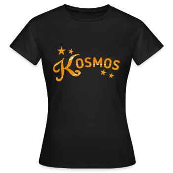 Kosmos - Sterne - Frauen T-Shirt - Schwarz - Vorne - AI Model Female 172 dark (172cm)