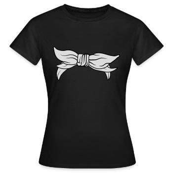 Bandana Kopftuch weibliche Kopfbedeckung - Frauen T-Shirt - Schwarz - Vorne - AI Model Female 172 dark (172cm)