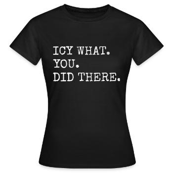 funny baby funny gym funny sayings fun - Frauen T-Shirt - Schwarz - Vorne - AI Model Female 172 dark (172cm)