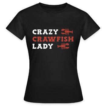 Langusten Languste - Frauen T-Shirt - Schwarz - Vorne - AI Model Female 172 dark (172cm)