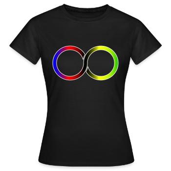Cyclist Infinite Weltmeister - Frauen T-Shirt - Schwarz - Vorne - AI Model Female 172 dark (172cm)