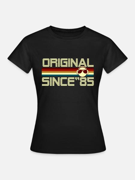 Seit 85 - Frauen T-Shirt - Schwarz