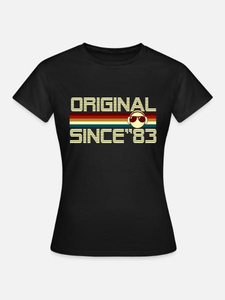 Seit 83 - Frauen T-Shirt - Schwarz