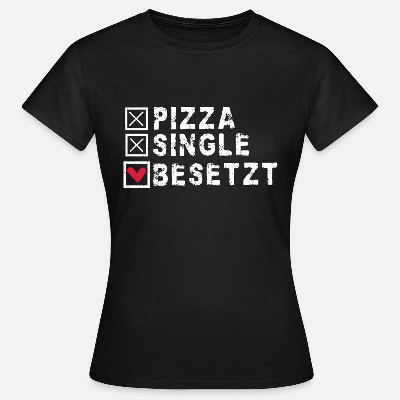 Pizza single occupied - Women's T-Shirt - black
