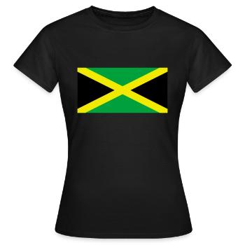 Jamaïque - T-shirt Femme - noir - Devant - AI Model Female 172 dark (172cm)