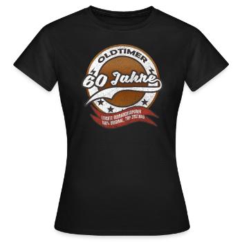 Cadeau d'anniversaire 60 - T-shirt Femme - noir - Devant - AI Model Female 172 dark (172cm)