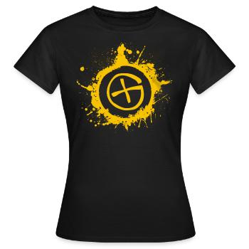 géocaching - T-shirt Femme - noir - Devant - AI Model Female 172 dark (172cm)