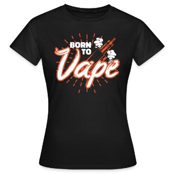 Vape - Frauen T-Shirt - Schwarz - Vorne - AI Model Female 172 dark (172cm)
