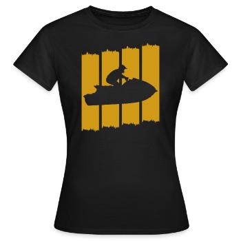 Jet Ski - Frauen T-Shirt - Schwarz - Vorne - AI Model Female 172 dark (172cm)