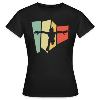 Plongée en apnée - T-shirt Femme - noir - Devant - AI Model Female 172 dark (172cm)