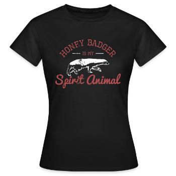 ratel - T-shirt Femme - noir - Devant - AI Model Female 172 dark (172cm)
