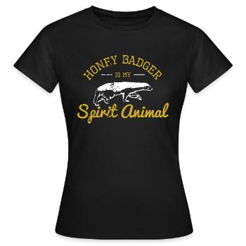 Vie de ratel - T-shirt Femme - noir - Devant - AI Model Female 172 dark (172cm)