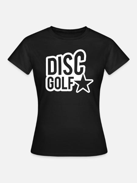 disc golf - Women's T-Shirt - black