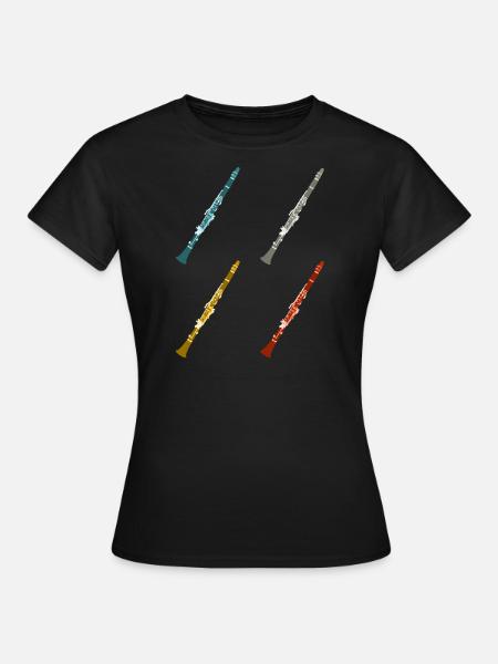 clarinette clarinette - T-shirt Femme - noir
