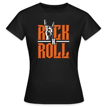 Rock'n'Roll - Women's T-Shirt - black - Front - AI Model Female 172 dark (172cm)