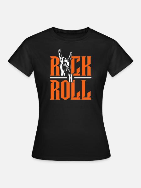 Rock 'n' Roll - Frauen T-Shirt - Schwarz