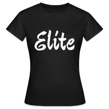 élite - T-shirt Femme - noir - Devant - AI Model Female 172 dark (172cm)