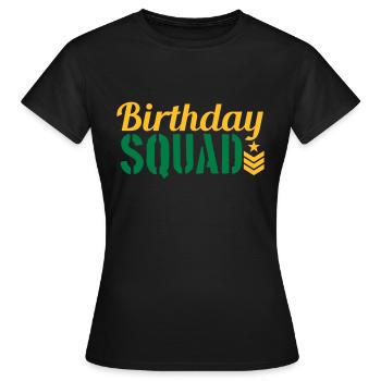 squad militaer armee army general komando einheit - Frauen T-Shirt - Schwarz - Vorne - AI Model Female 172 dark (172cm)