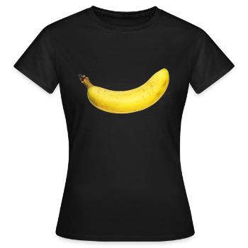 banane - T-shirt Femme - noir - Devant - AI Model Female 172 dark (172cm)