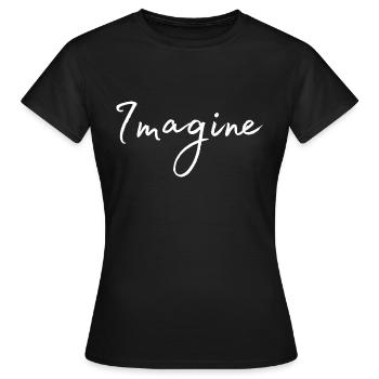 Imagine - Women's T-Shirt - black - Front - AI Model Female 172 dark (172cm)