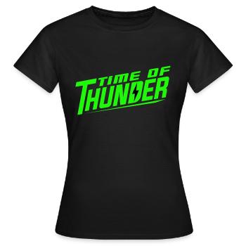 GREEN POWER - Frauen T-Shirt - Schwarz - Vorne - AI Model Female 172 dark (172cm)