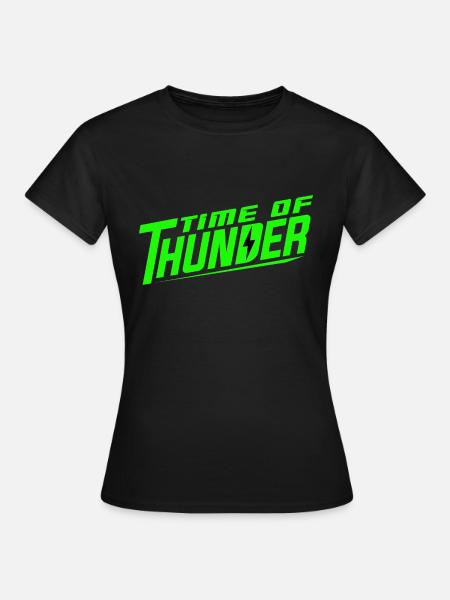 GREEN POWER - Frauen T-Shirt - Schwarz
