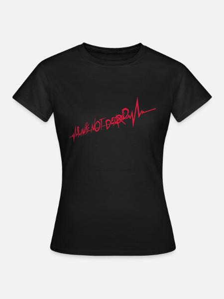 punks not dead Zitat - Frauen T-Shirt - Schwarz