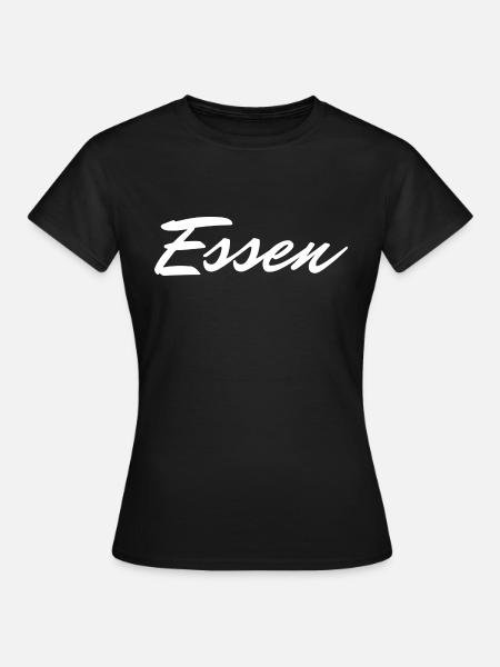 Essen - Frauen T-Shirt - Schwarz