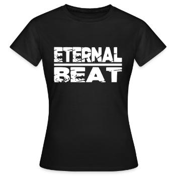 musicalité, groove, intemporel, beauté, drôle, immortel - T-shirt Femme - noir - Devant - AI Model Female 172 dark (172cm)