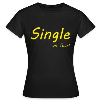Simple en tournée - T-shirt Femme - noir - Devant - AI Model Female 172 dark (172cm)