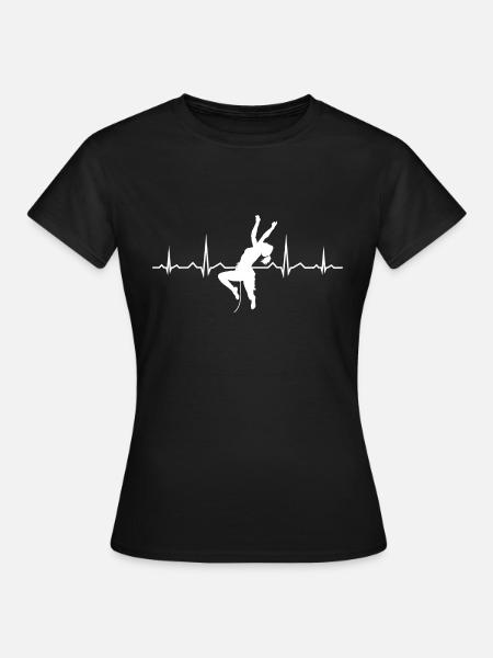 Klimmers Boulderen Boulder Climber Mannen - Vrouwen T-shirt - zwart