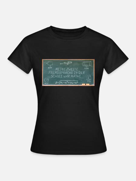 Mathe - Frauen T-Shirt - Schwarz