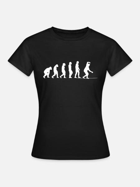 Slackline Cadeau Slackliner Tricklining - T-shirt Femme - noir