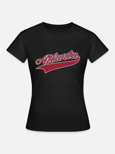 atlanta - Frauen T-Shirt - Schwarz
