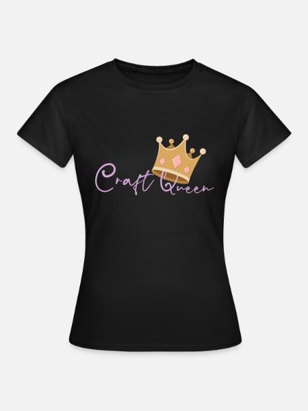 Königin - Frauen T-Shirt - Schwarz