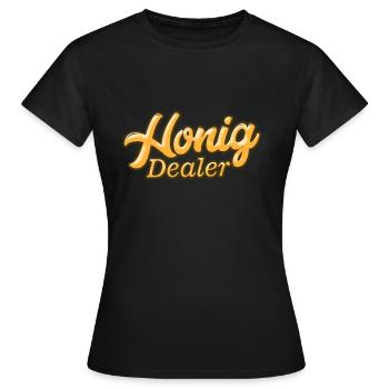Honig Dealer - Frauen T-Shirt - Schwarz - Vorne - AI Model Female 172 dark (172cm)