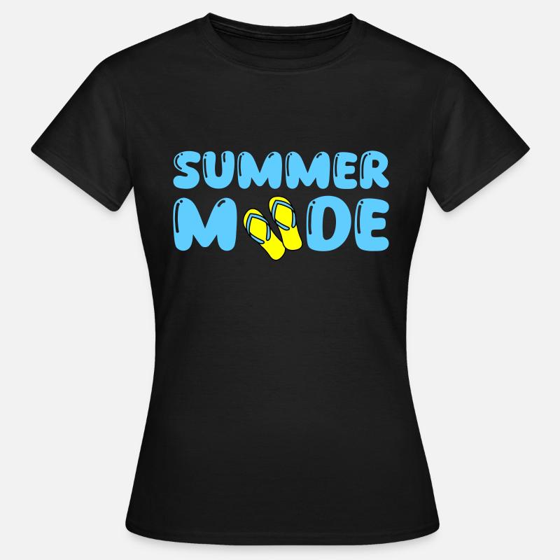 summer mode - Frauen T-Shirt - Schwarz