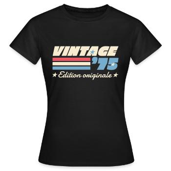 Célébrez un demi-siècle de légende avec humour - T-shirt Femme - noir - Devant - AI Model Female 172 dark (172cm)