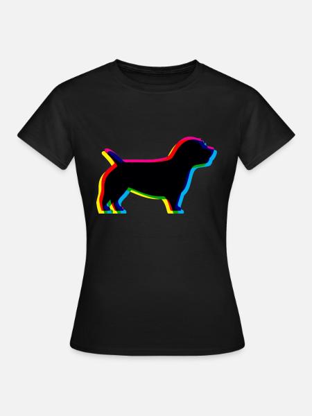 CMJN Irish Glen de l’Imaal Terrier - T-shirt Femme - noir