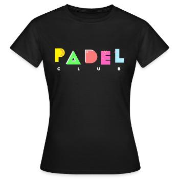 Padel - Cadeau pour amateur de padel - T-shirt Femme - noir - Devant - AI Model Female 172 dark (172cm)