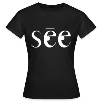 see original gift - Women's T-Shirt - black - Front - AI Model Female 172 dark (172cm)