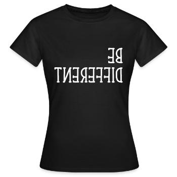 Soyez différents, soyez différents, mais pas méchants - T-shirt Femme - noir - Devant - AI Model Female 172 dark (172cm)