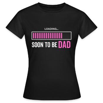 Bald Papa sein - Frauen T-Shirt - Schwarz - Vorne - AI Model Female 172 dark (172cm)