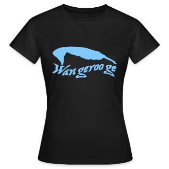 Wangerooge Tattoo - T-shirt Femme - noir - Devant - AI Model Female 172 dark (172cm)