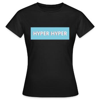 HYPER HYPER Pixel - Frauen T-Shirt - Schwarz - Vorne - AI Model Female 172 dark (172cm)