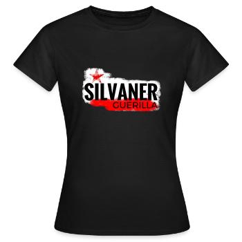 Silvaner Guerilla reloaded - T-shirt Femme - noir - Devant - AI Model Female 172 dark (172cm)